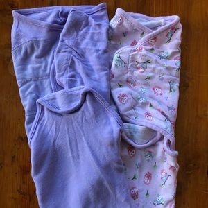Two large (14-20 lb) SwaddleMe swaddle sleep sacks